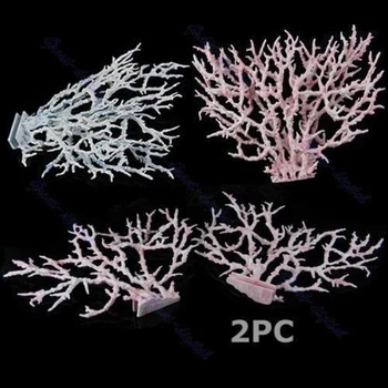 2VNT Žuvų Bakas Dirbtiniais Dirbtinis Akvariumas Koralų Rifas Dekoravimas Ornamentais