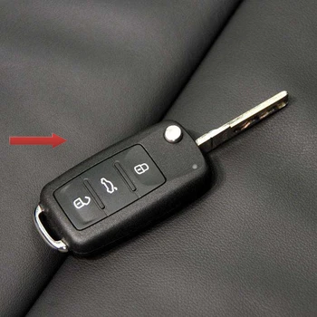Automobilio raktas padengti Odos atveju nustatyti, Tinka Audi VW polo b5 b6 golf 4 5 6 jetta mk6 tiguan ne tik, kad Vabalas automobilių klavišą padengti shell