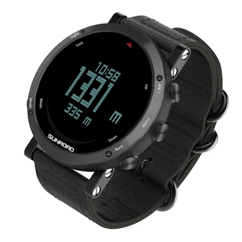 Sunroad smart sportinis laikrodis su aukščiamačiu, pedometer kompasas, vandeniui vyrų laikrodis
