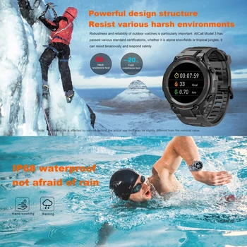 Modelis 3 Smartwatch Vyrai Moterys IP68 Vandeniui Sporto Fitneso Apyrankę Sveikatos Monitorius Laikrodis Skaitmeninis Smart Watch 