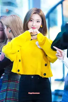 Kpop ROSE Geltona dvieiliai mezgimo hoodies moterų korėjos streetwear saldus apvalios kaklo megztiniai moterų drabužiai
