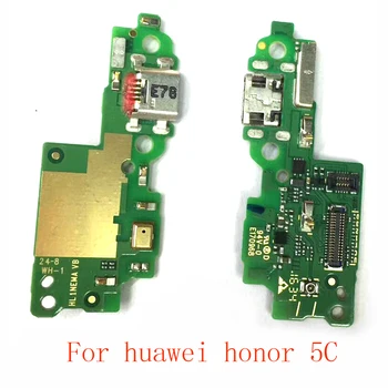 USB Įkrovimo lizdas Įkroviklis Valdybos Flex Kabelis Originalą Huawei Honor 5C Dokas Plug Jungtis atsarginės Dalys