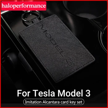 Model3 Automobilių Kortelės Dangtelį Pultelio Laikiklis Keychain už Tesla Model 3 2021 Priedai modelis 3 tesla model y tesla tris naujas modelis