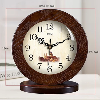Senovinių Medinių Stalo Laikrodis Skaitmeninis Judėjimas Modernus Dizainas, Paprastas Laikrodžiai, Stalo Stovi Relojes De Cocina Retro Stalinis Laikrodis EA60TZ
