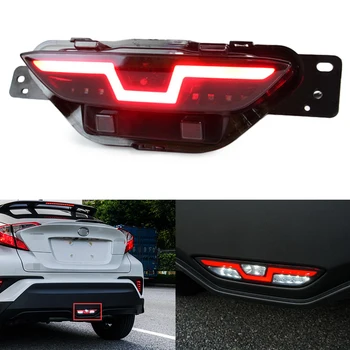 Auto Automobilis Galiniai Stabdžių Šviesos diodų (LED) Bamperis Stop Žibintas Toyota C-HR CHR. 2016 m. 2017 m. 2018 m.