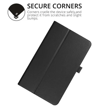 Case for Samsung Galaxy Tab A6 10.1 2016 T580 T585 SM-T580 SM-T585 Funda Atvejais Smart Cover Stovėti PU Oda +screen protector
